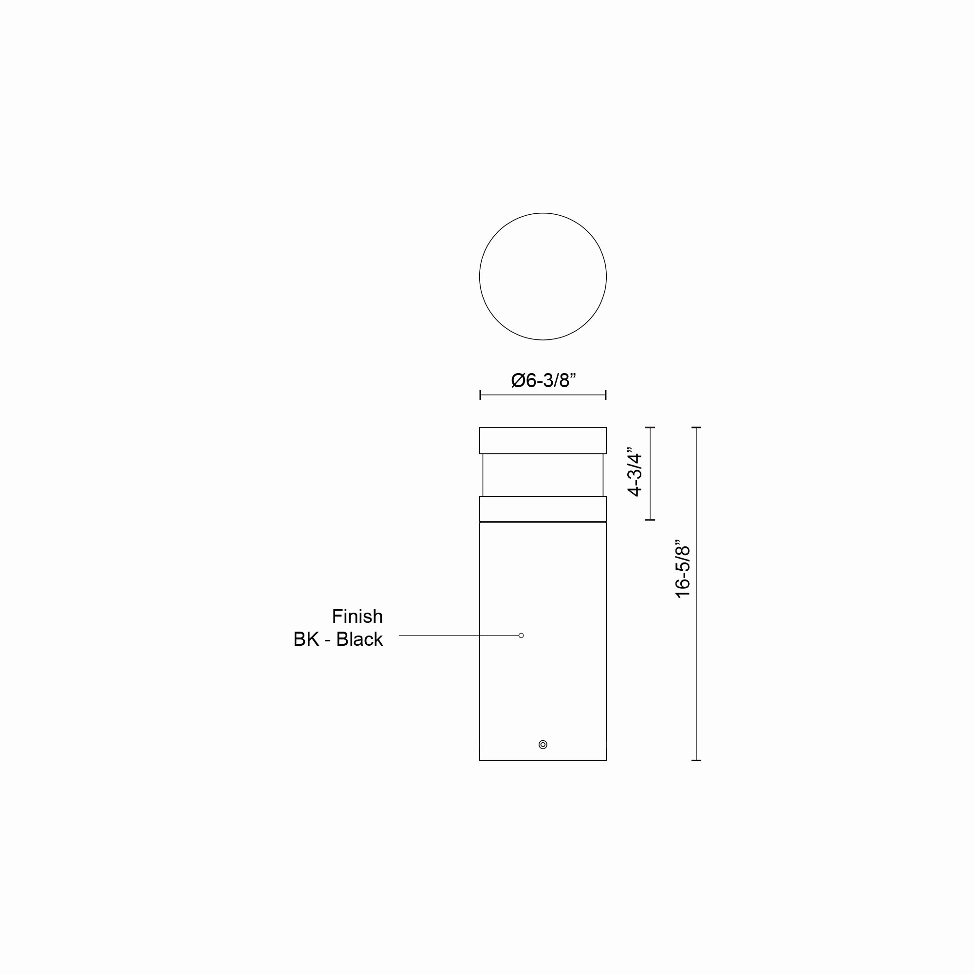 Windermere LED Exterior Bollard Black Outdoor Path Lights special offer