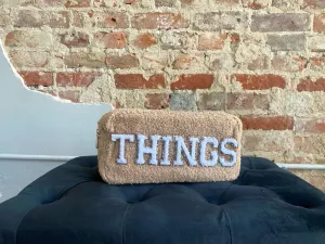 Women Things Sherpa Make Upbag In Mocha