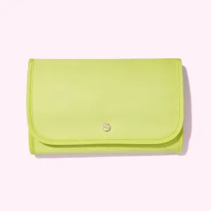 Women's Classic Jewelry Roll Pouch Bag In Neon Green