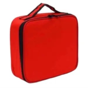 Women's Cosmetic Makeup Travel Case In Red