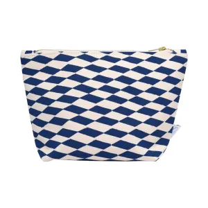 Women's Esther Cosmetic Bag In Navy/beige