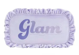 Women's Glam Velvet Ruffle Small Pouch - Pre-Sewn In Galaxy