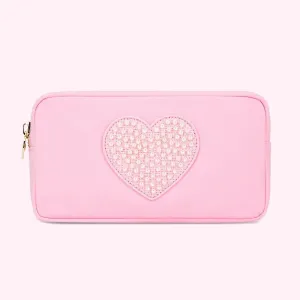 Women's Heart Small Pouch In Flamingo