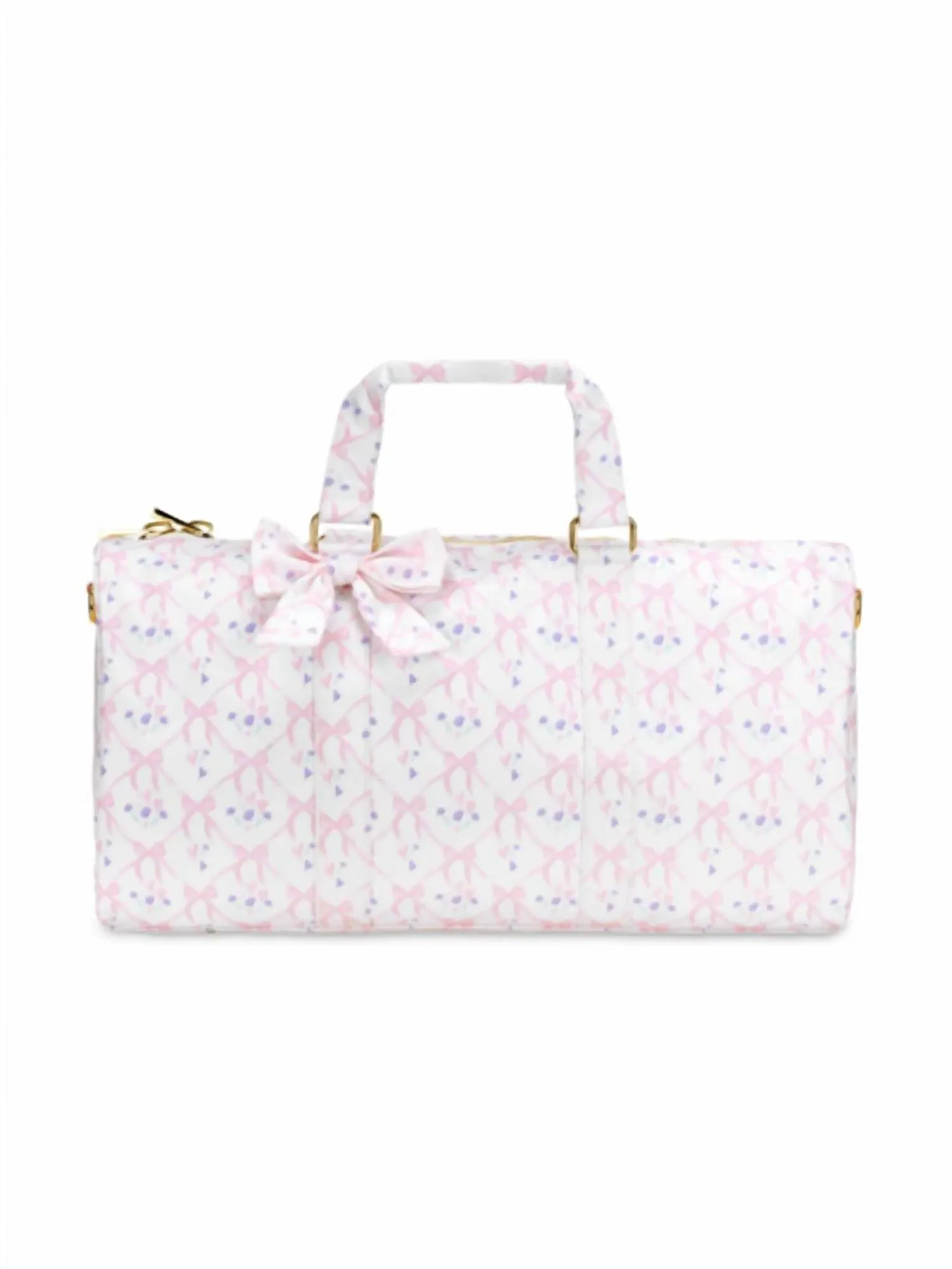 Women's High Tea Ruffle Duffle Bag In Sugar Cube
