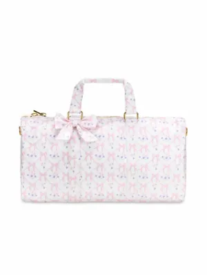 Women's High Tea Ruffle Duffle Bag In Sugar Cube