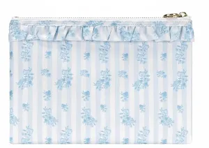 Women's High Tea Ruffle Pouch - Large In Fine China