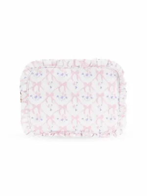 Women's High Tea Ruffle Pouch - Large In Sugar Cube