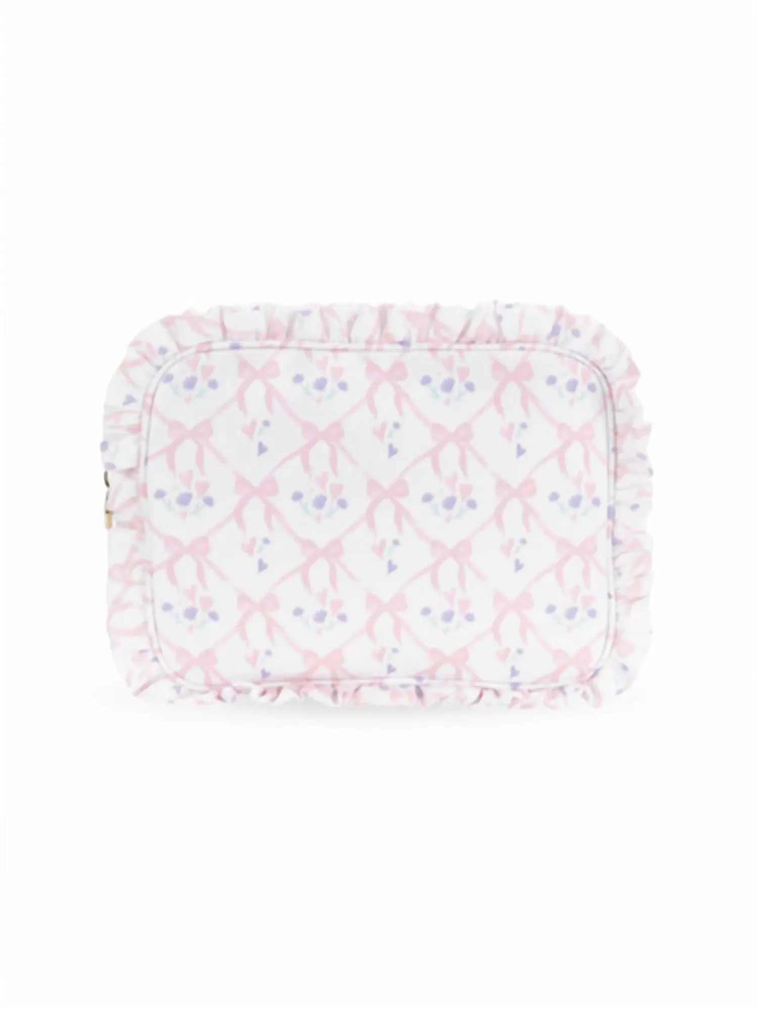 Women's High Tea Ruffle Pouch - Large In Sugar Cube
