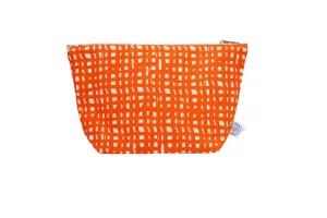 Women's Ivy Cosmetic Bag In Bright Orange