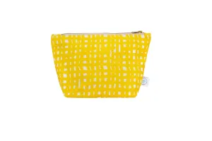Women's Ivy Cosmetic Bag In Dayglow Sunshine Yellow