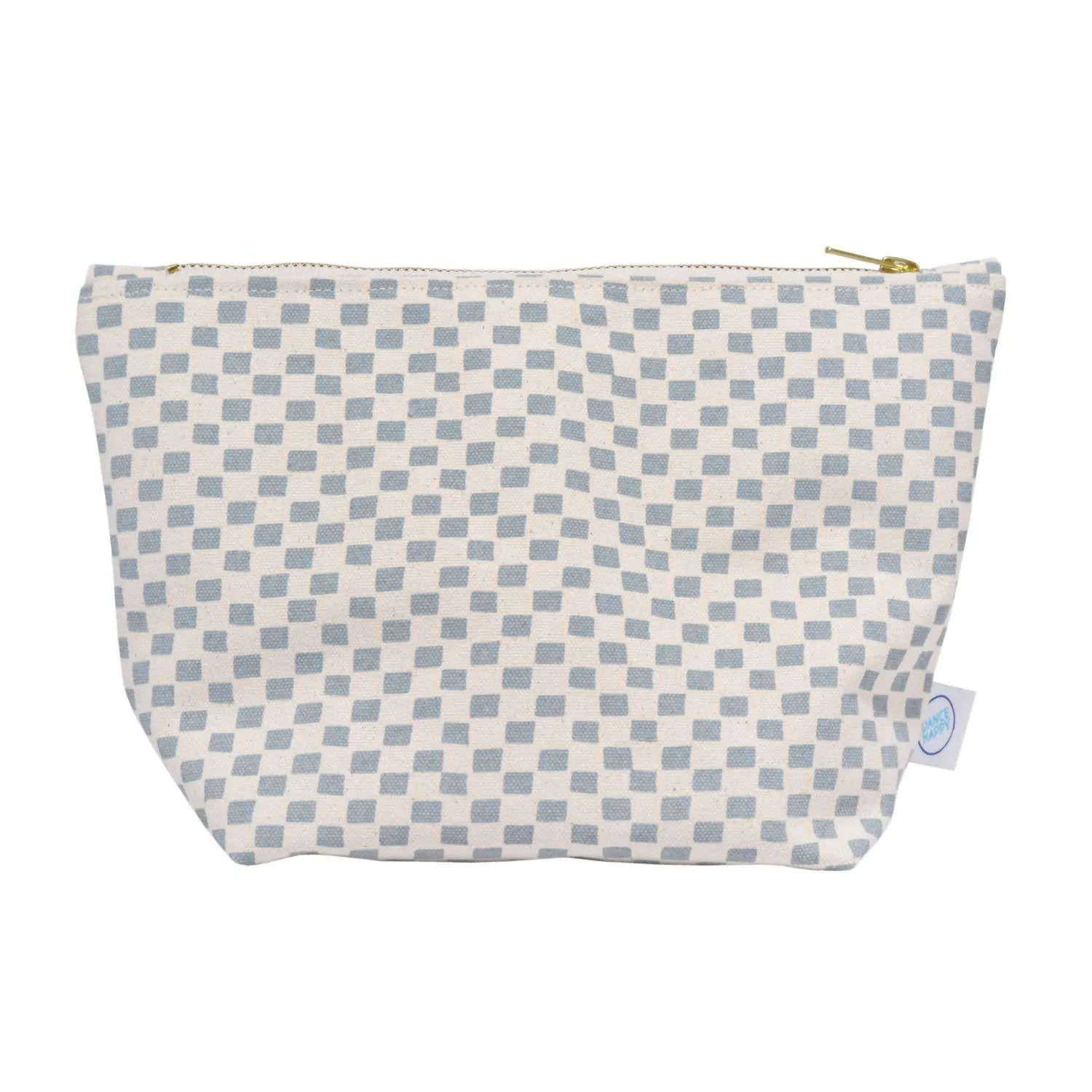 Women's Jamie Cosmetic Bag In Steel Blue/beige