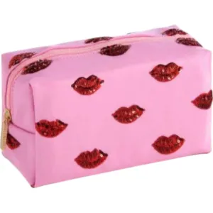 Women's Lip Cosmetic Pouch In Pink
