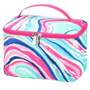 Women's Marble-Ous Cosmetic Bag In Blue/multi