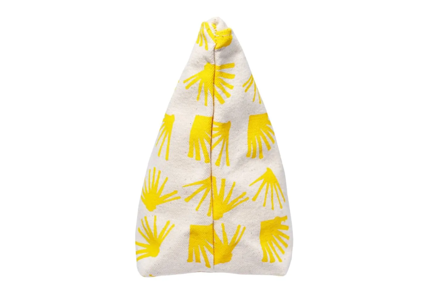 Women's Mini Ginkgo Cosmetic Bag In Dayglow Sunshine Yellow