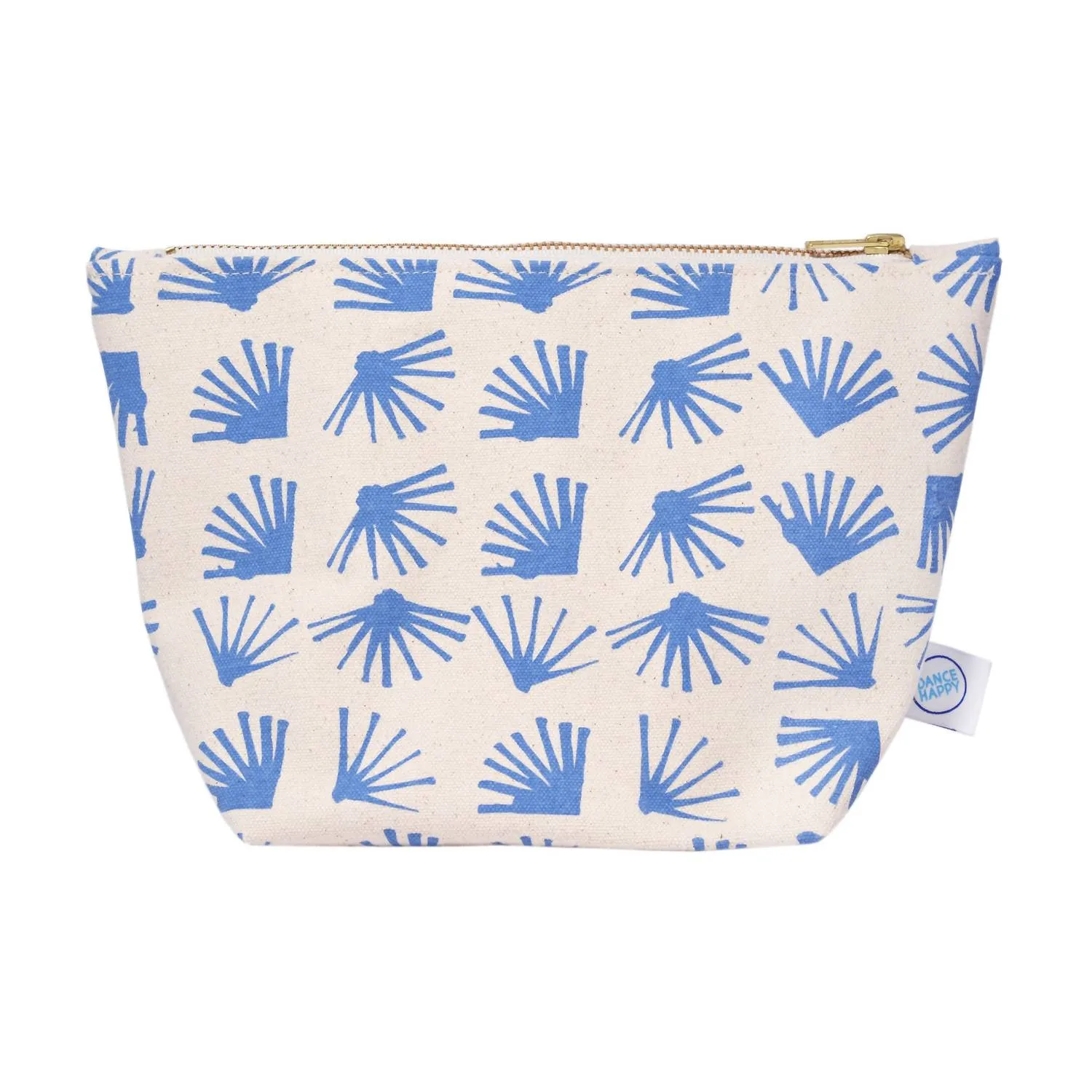 Women's Mini Ginkgo Cosmetic Bag In Ocean Blue