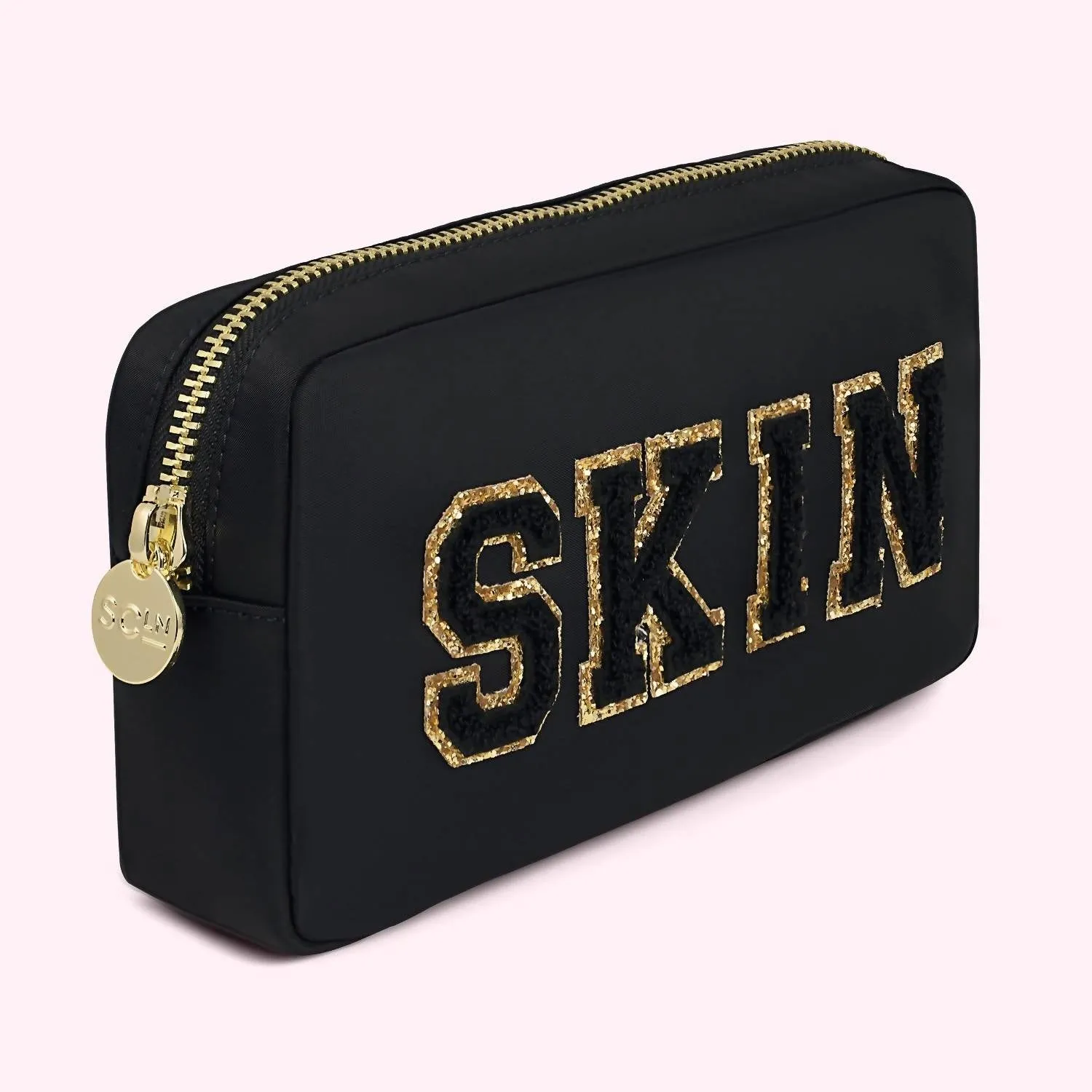 Women's Skin Small Pouch In Black