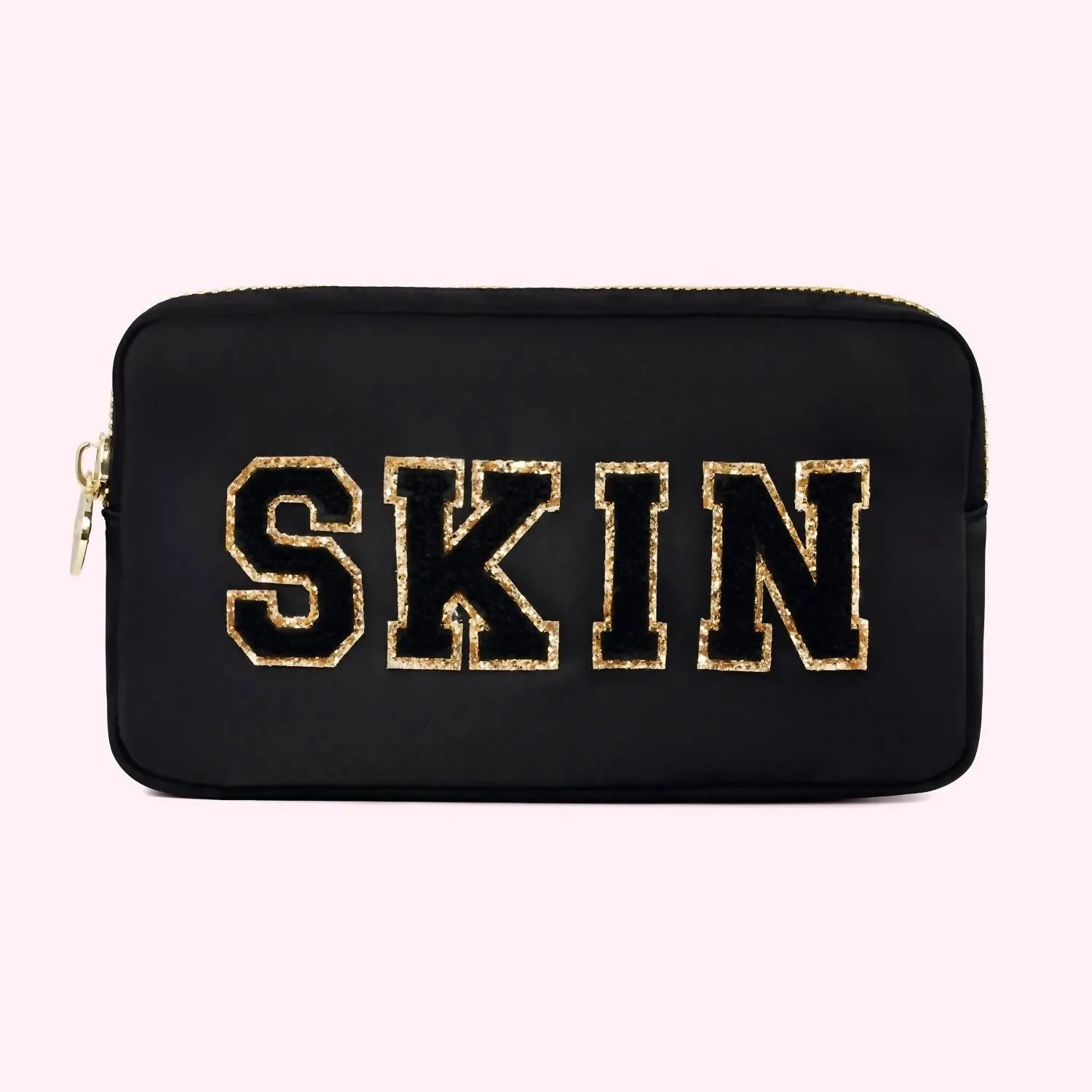 Women's Skin Small Pouch In Black
