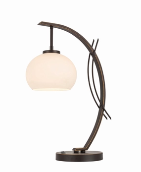 Woodbridge Lighting 13481MEB-C00801 Eclipse One Light Table Lamp Lamp Bronze / Dark Sale on Modern Lamps
