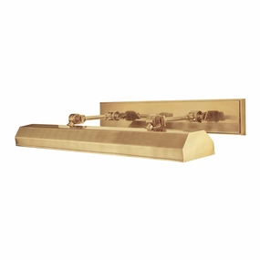 Woodbury Four Light Picture Light With Plug Aged Brass Contemporary Wall Lights outlet