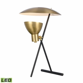 Wyman Square LED Table Lamp Satin Gold Desk Lamps Lighting sale online