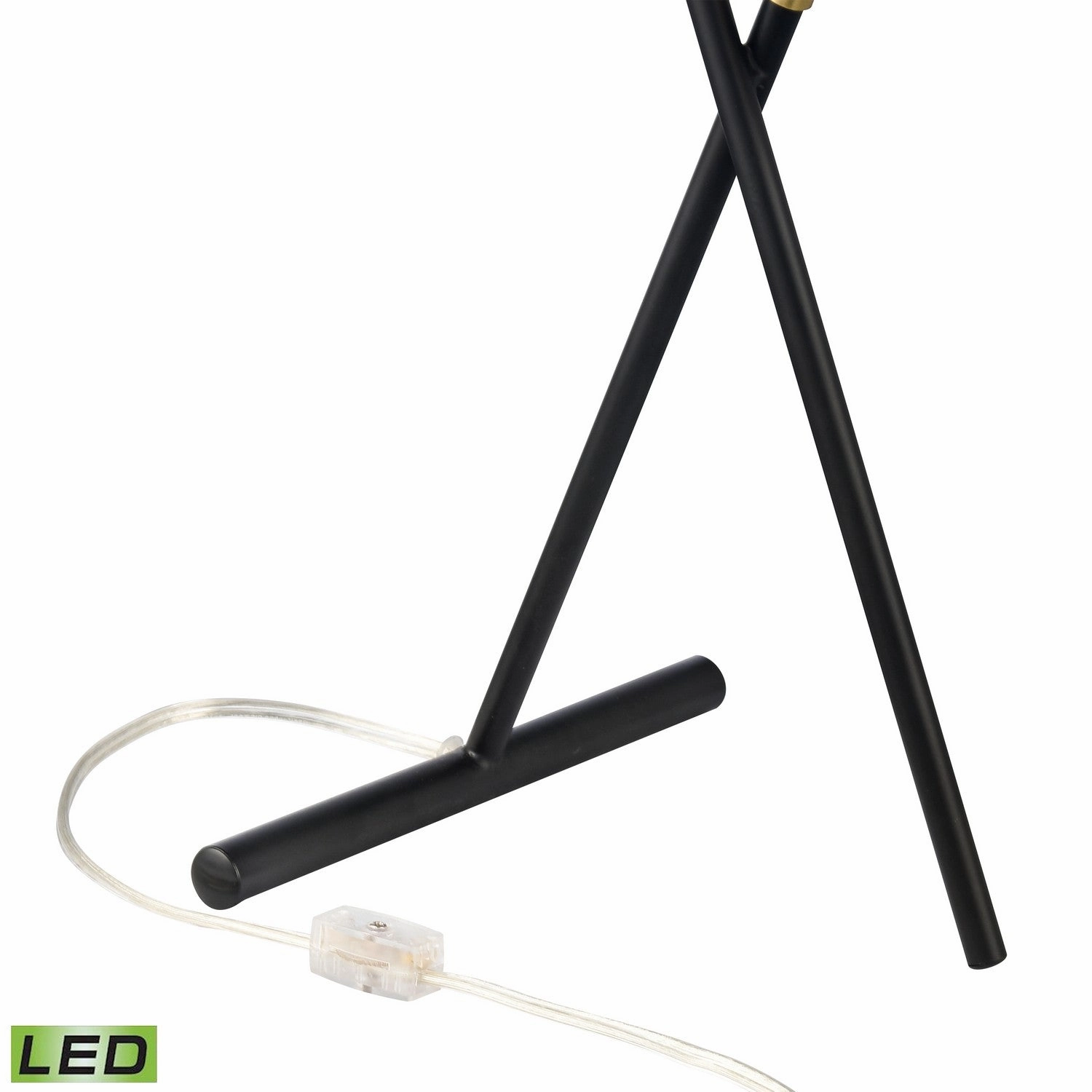Wyman Square LED Table Lamp Satin Gold Desk Lamps online discount