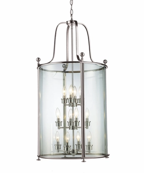 Wyndham 12 Light Chandelier Brushed Nickel Ceiling Lights Lighting cheap deals