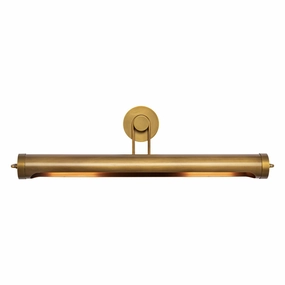 Wynwood Two Light Picture Light Vintage Brass Wall Lights for patio sale