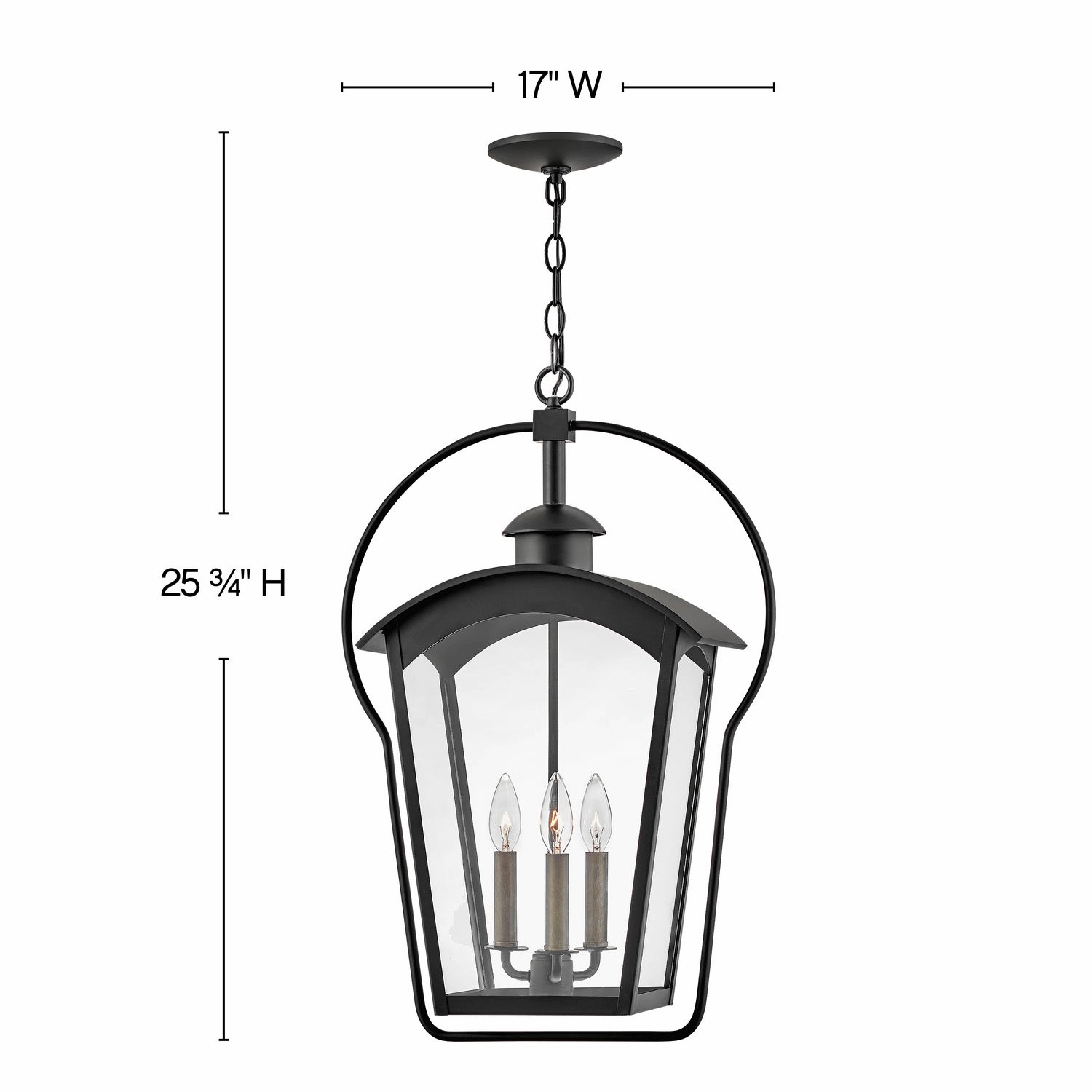 Yale LED Hanging Lantern Black Hanging Lantern Lights deals