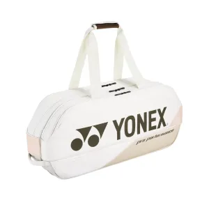 YONEX Pro Badminton/Tennis Tournament Bag Sand Beige (6pcs) BA92431WEX