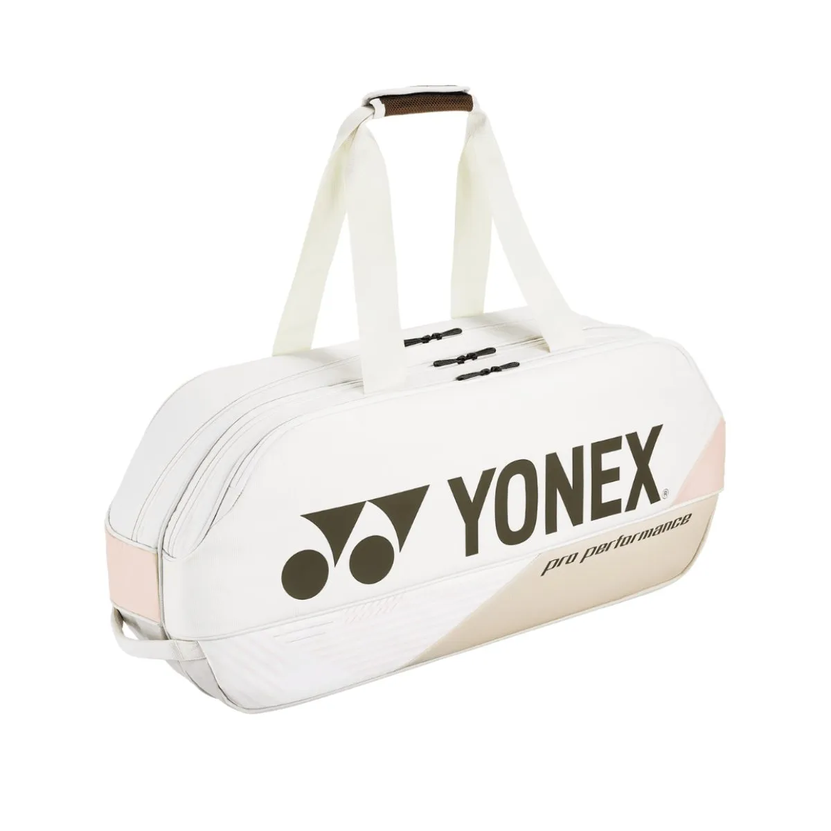 YONEX Pro Badminton/Tennis Tournament Bag Sand Beige (6pcs) BA92431WEX