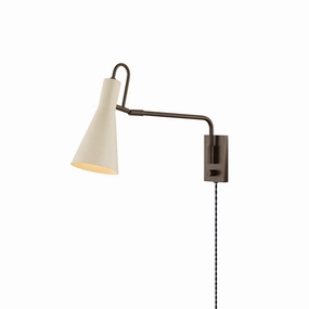 Yvette LED Wall Sconce True Bronze/Soft Bisque Wall Lights for decor discount