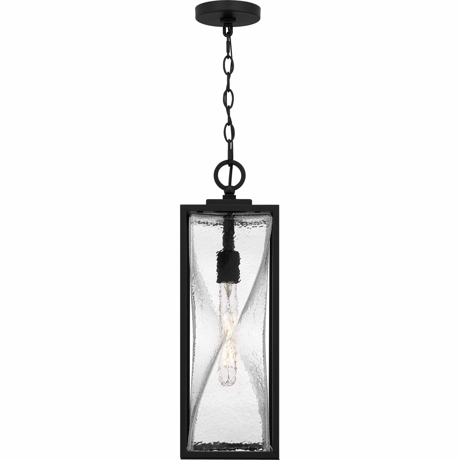 Zarah One Light Outdoor Hanging Lantern Matte Black Outdoor Hanging Lights free shipping